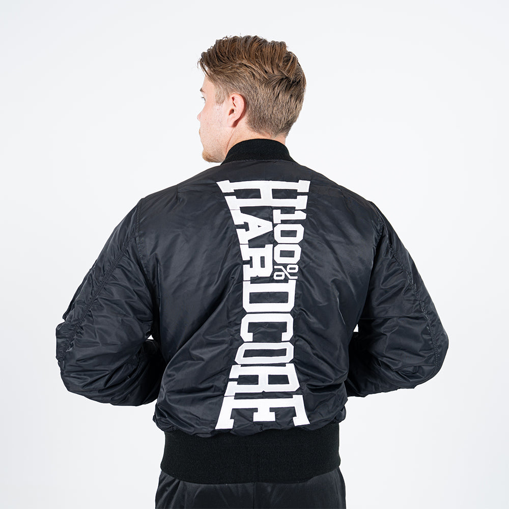 100% HARDCORE BOMBERJACKET
VERTICAL BLACK
