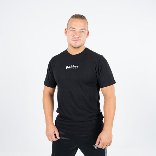 100% Hardcore T-shirt Gabber Vertical Black *