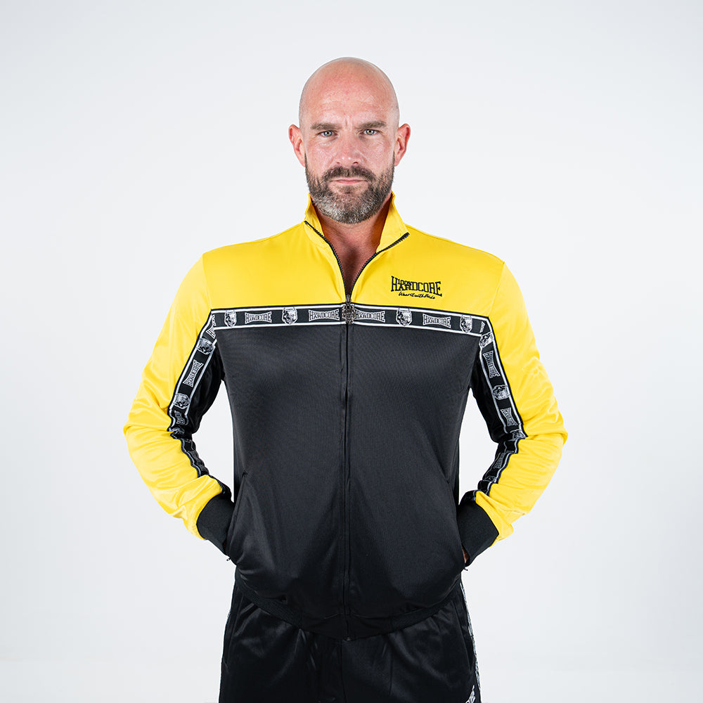 100% HARDCORE TRAINING JACKET ESSENTIAL YELLOW