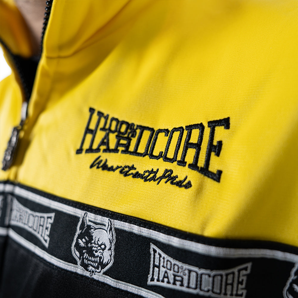 100% HARDCORE TRAINING JACKET ESSENTIAL YELLOW
