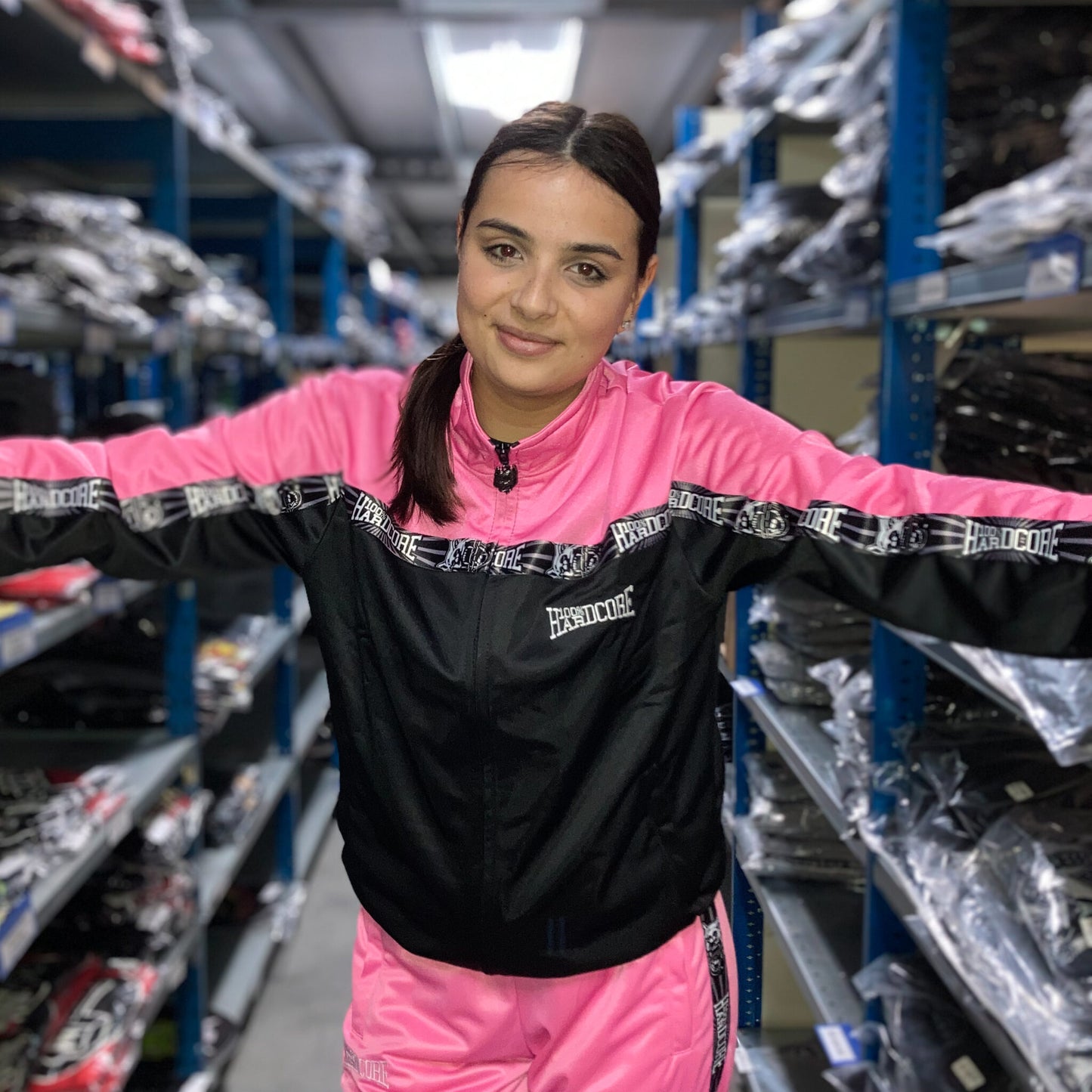 100% Hardcore Training Jacket Classic Pink