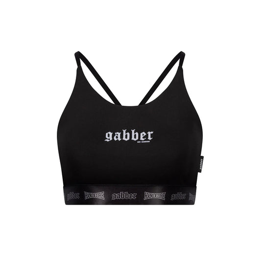 100% Hardcore Women Sport Top Taping Black