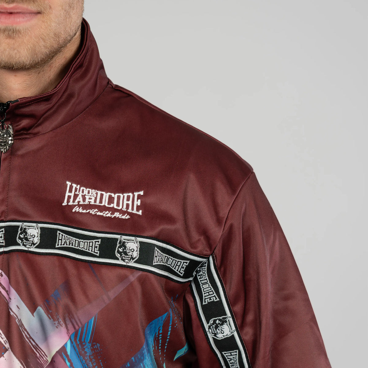 100% Hardcore Training Jacket Blazing Red