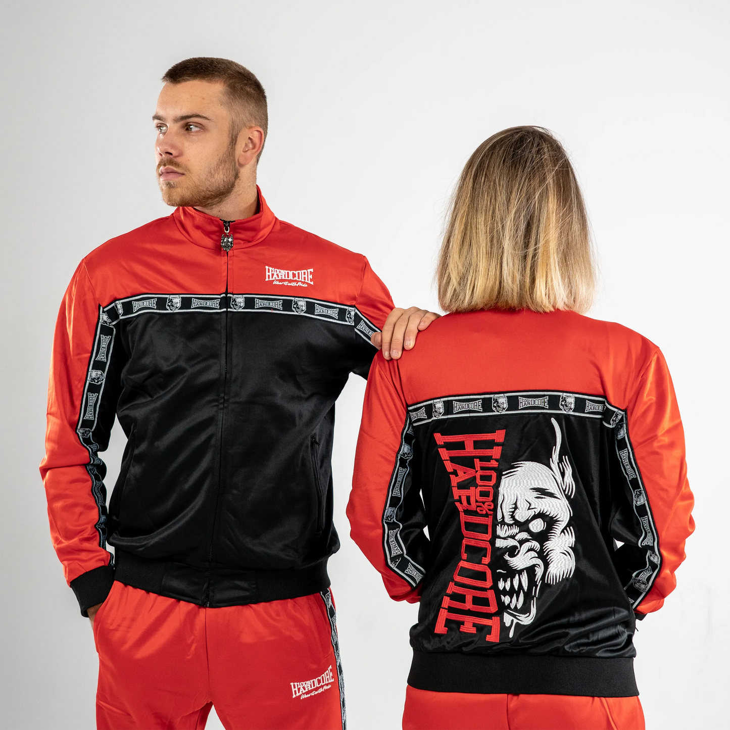 100% Hardcore Training Jacket Essential Bright Red