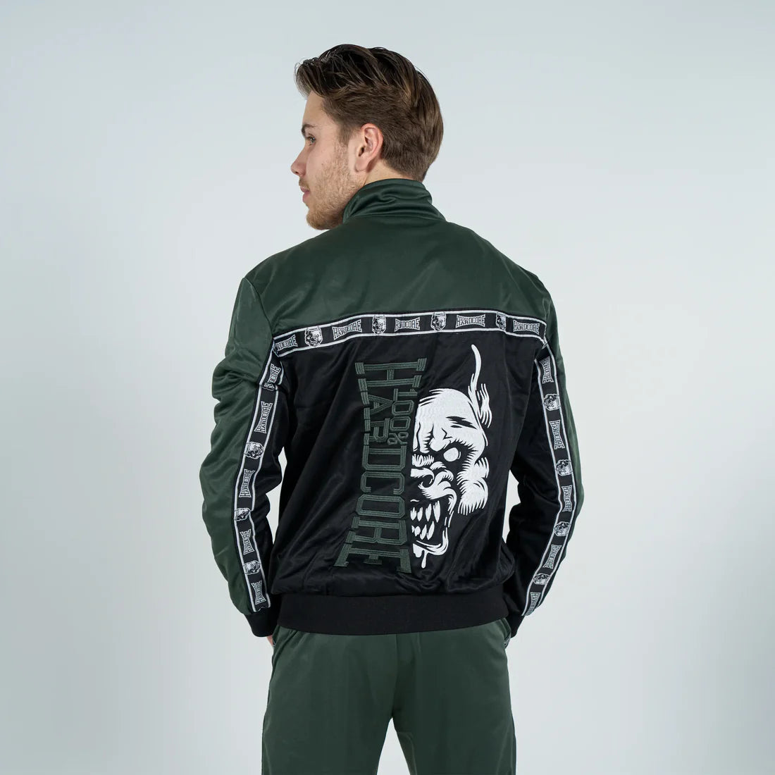 100% Hardcore Training Jacket Essential Dark Green