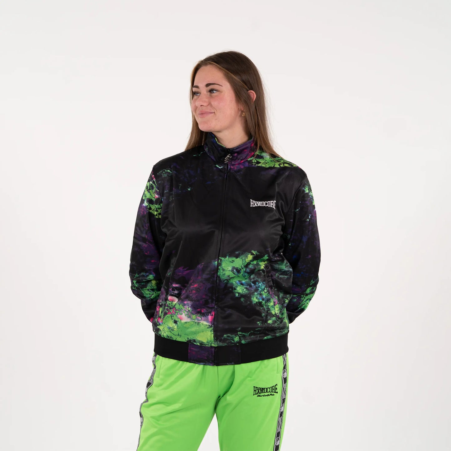 100% Hardcore Training Jacket Toxic Drip