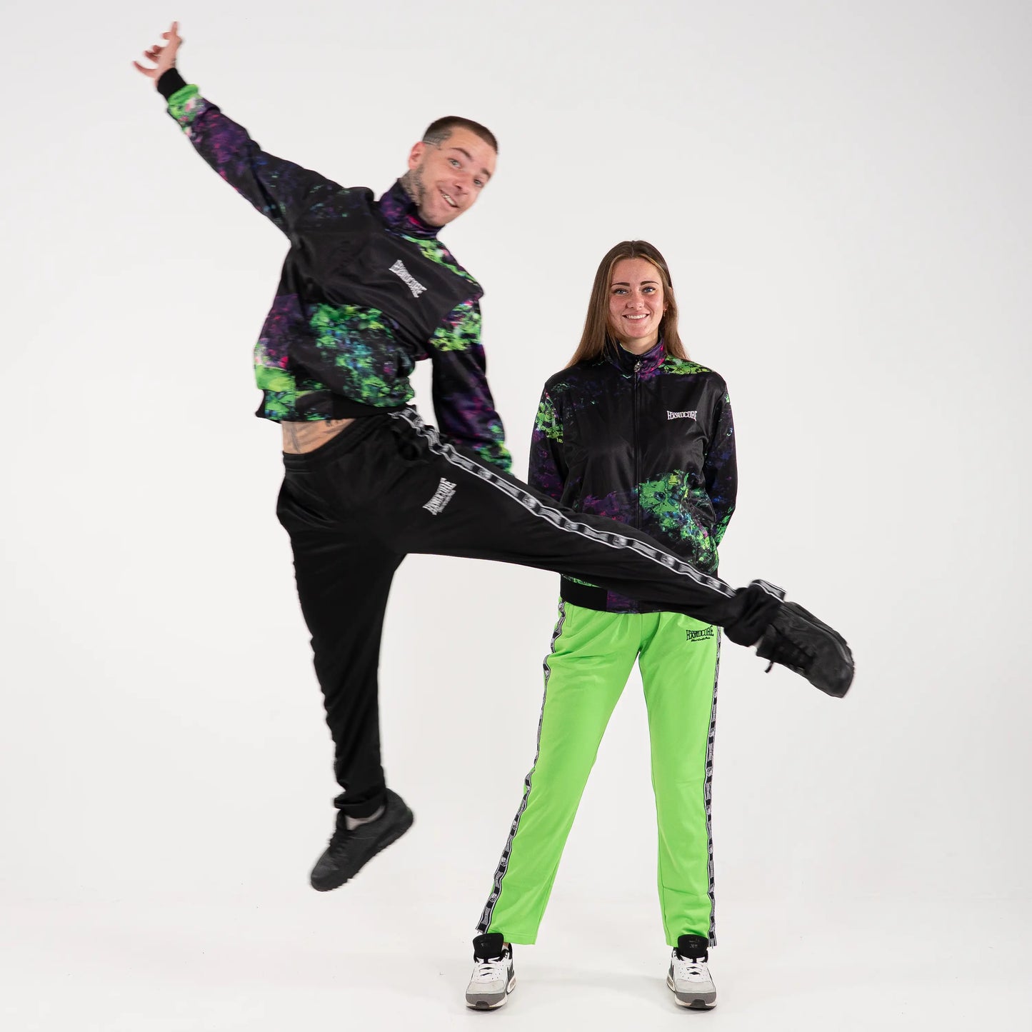 100% Hardcore Training Jacket Toxic Drip