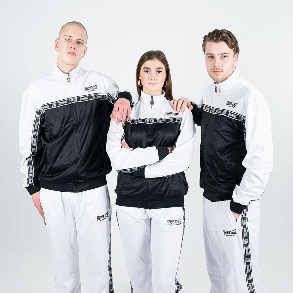 100% Hardcore Training jacket Branded Rage White