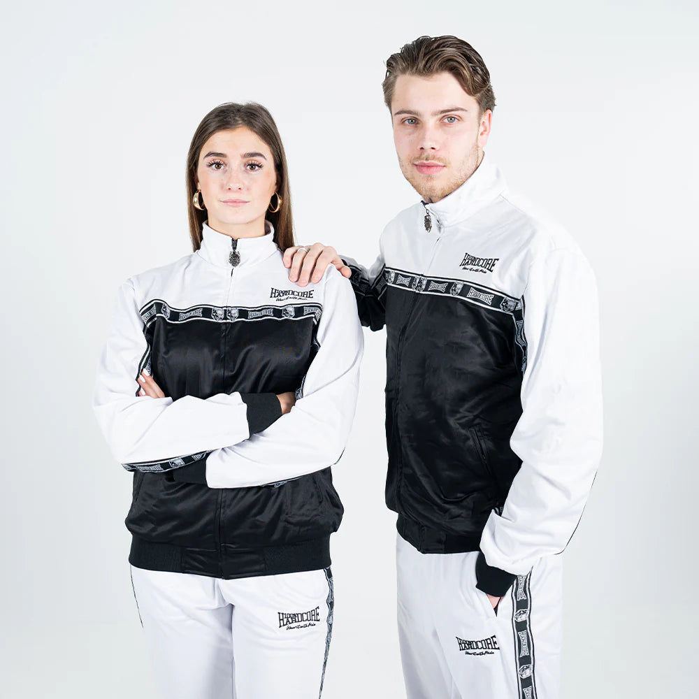 100% Hardcore Training jacket Branded Rage White