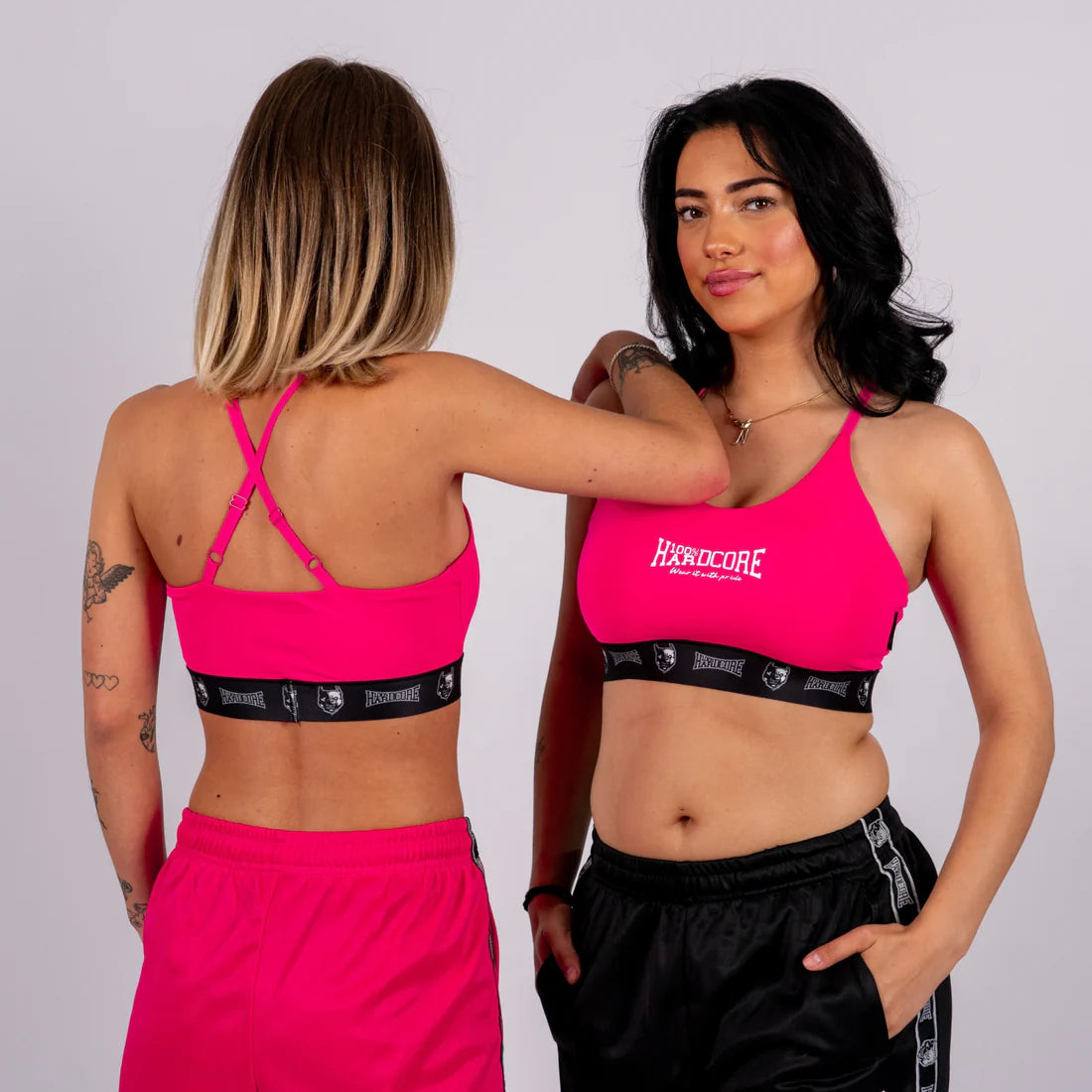 100% Hardcore Women Sport Top Taping Fuchsia