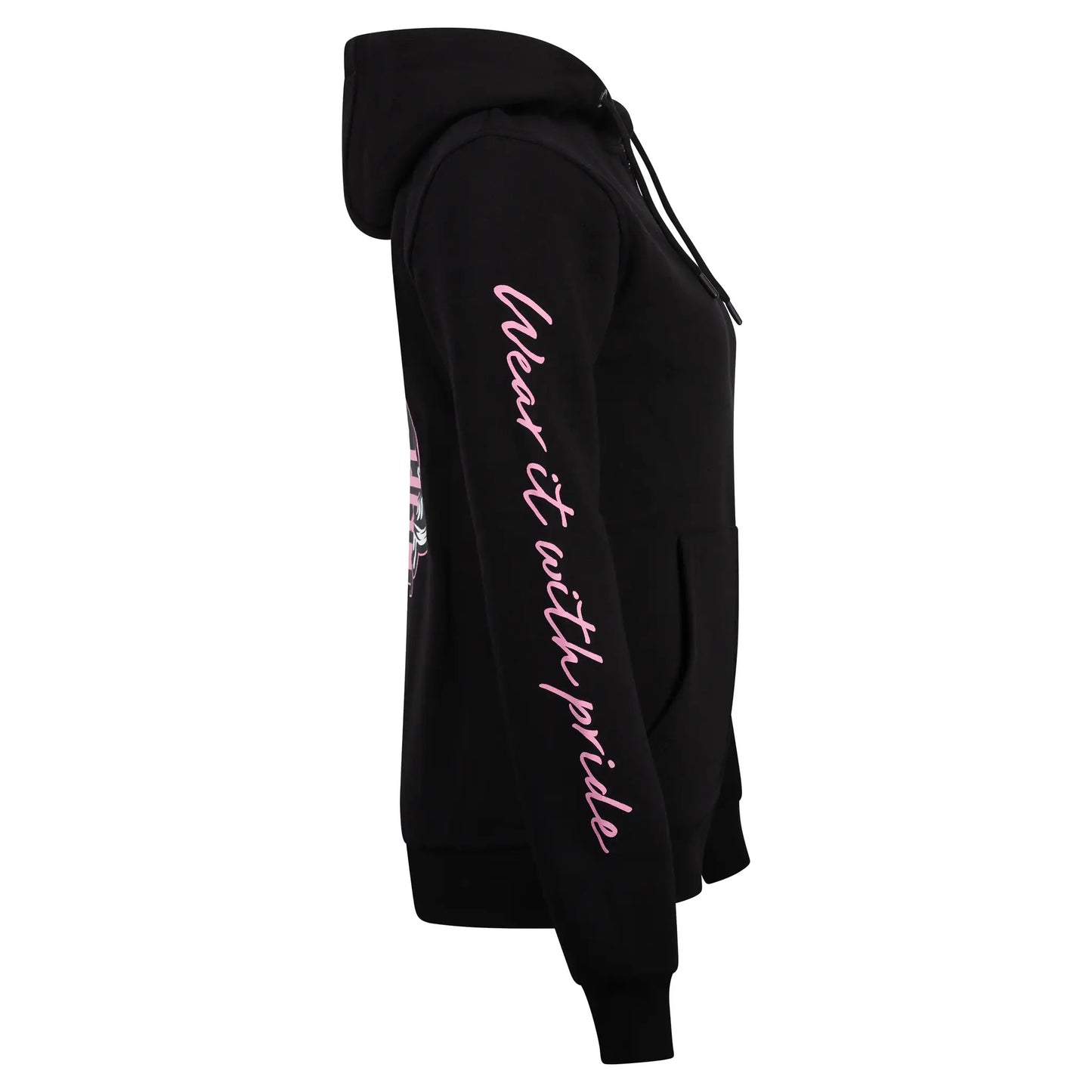 100% Hardcore Woman Hooded Zipper Branded Rage