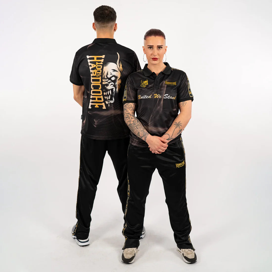 100% Hardcore Soccershirt Gold