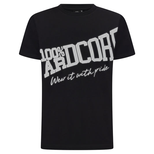 100% HARDCORE T-SHIRT ESSENTIAL TILTED GREY