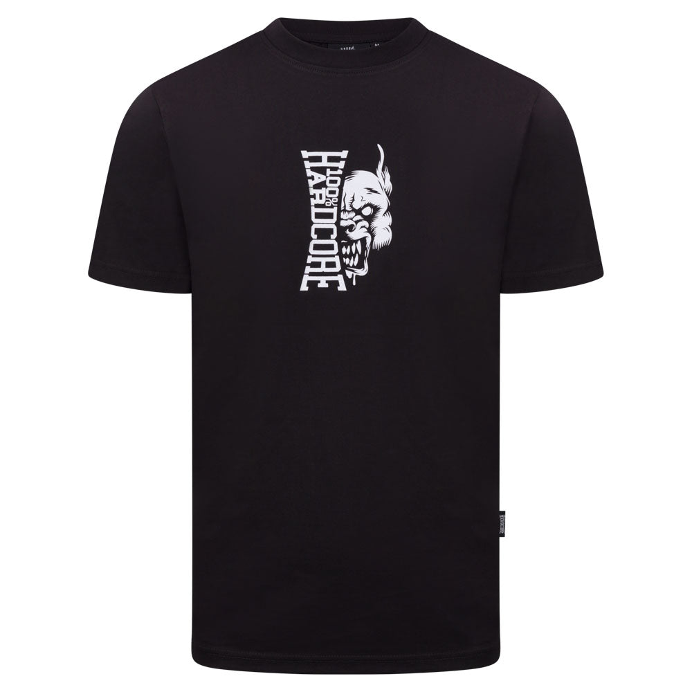 100% Hardcore T-shirt Vertical Black *