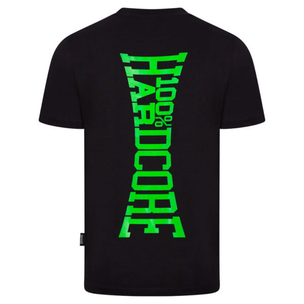 100% Hardcore T-shirt Vertical Black/Green *
