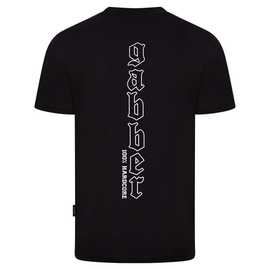 100% Hardcore T-shirt Gabber Vertical Black *
