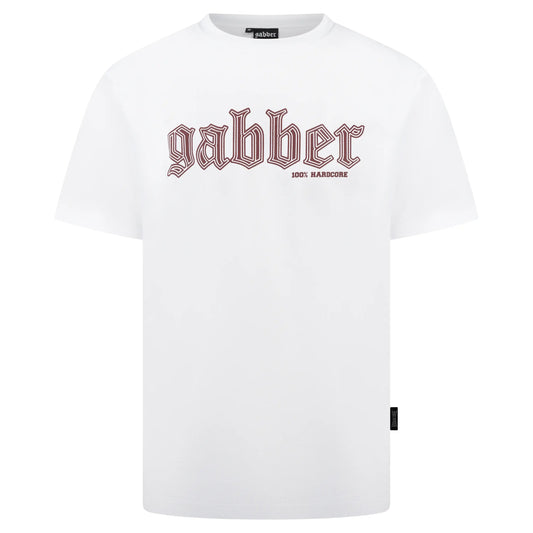 100% Hardcore Gabber T-Shirt Essential White