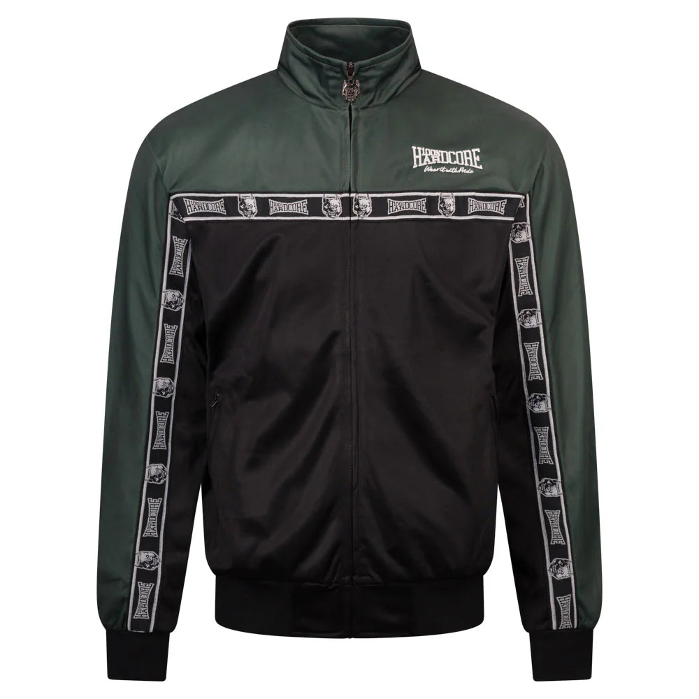 100% Hardcore Training Jacket Essential Dark Green