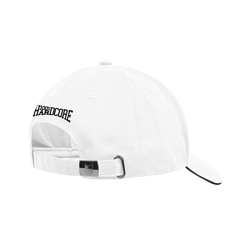 100% HARDCORE CAP ESSENTIAL RAGE WHITE