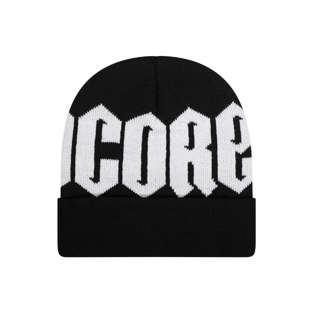 100% Hardcore Beanie Text