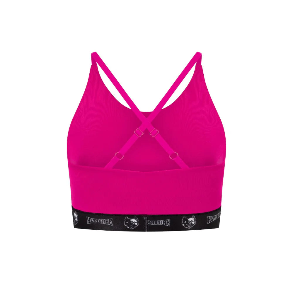 100% Hardcore Women Sport Top Taping Fuchsia