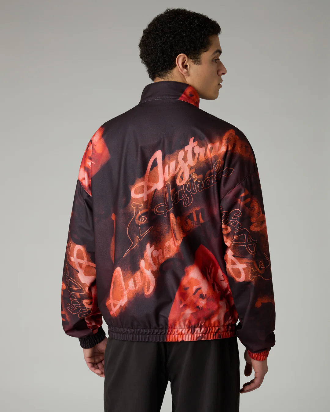 AUSTRALIAN GABBER JACKETS SPECIAL EDITION Rust Printed Track Jacket