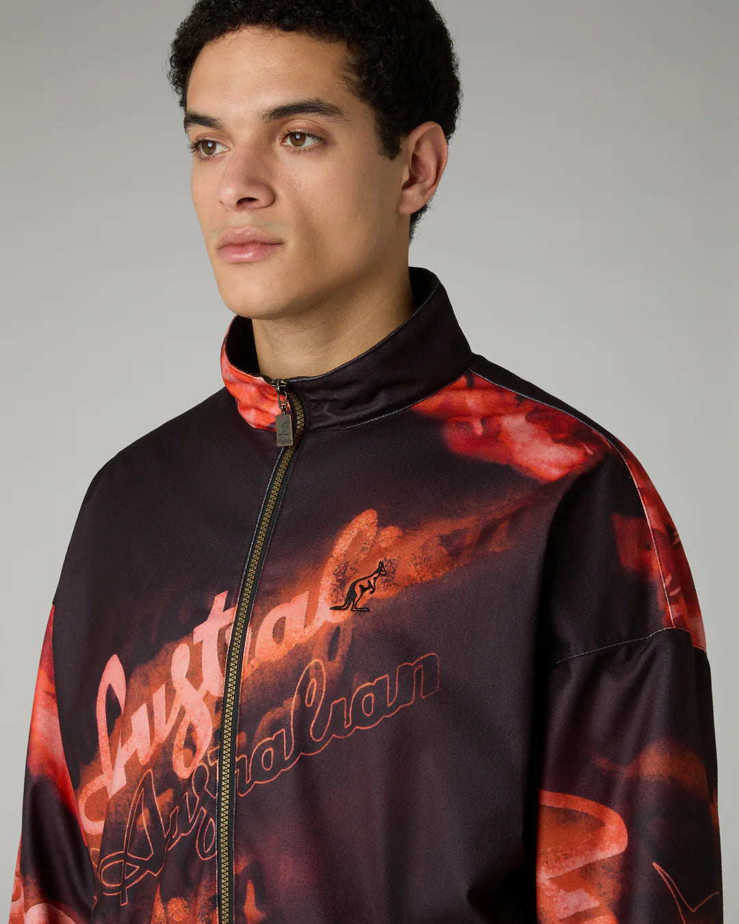 AUSTRALIAN GABBER JACKETS SPECIAL EDITION Rust Printed Track Jacket