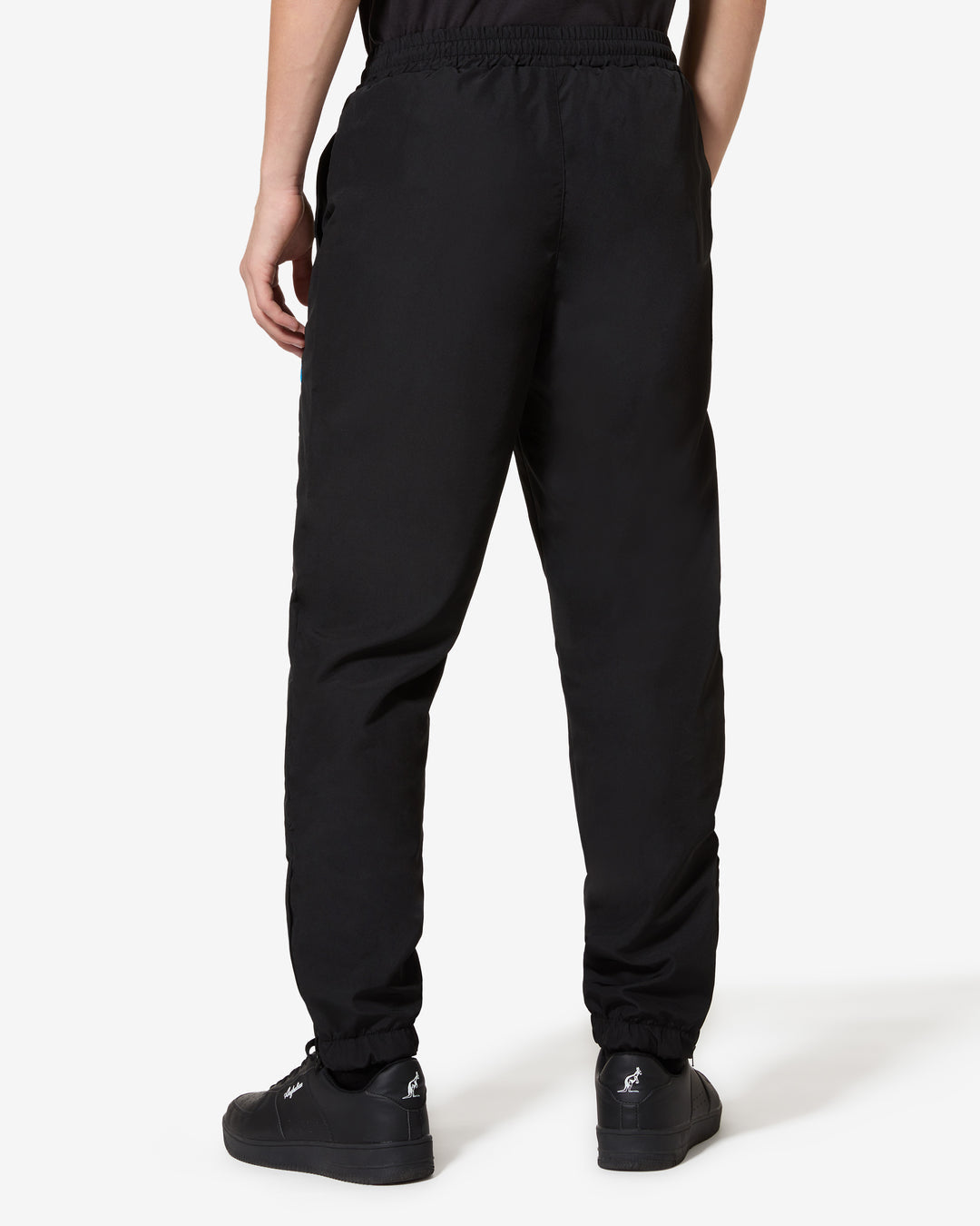Australian Smash Pants Big Logo Black / Sky Blue - GABBERPLANET