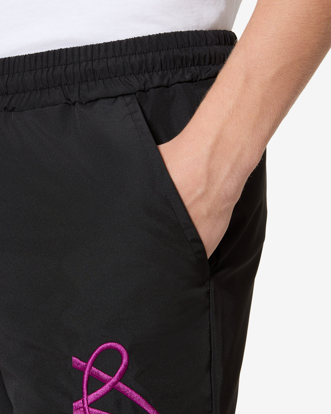 Australian Smash Pants Big Logo Black / Purple - GABBERPLANET