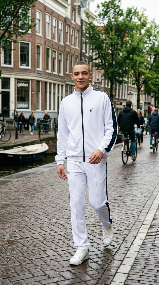 AUSTRALIAN GABBER Blue Tape Tracksuit SWUTU0154 White