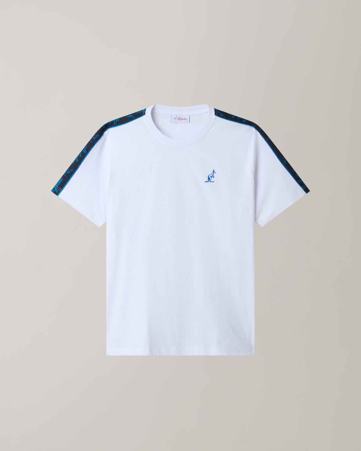 Australian Blue Tape T-shirt Bianco