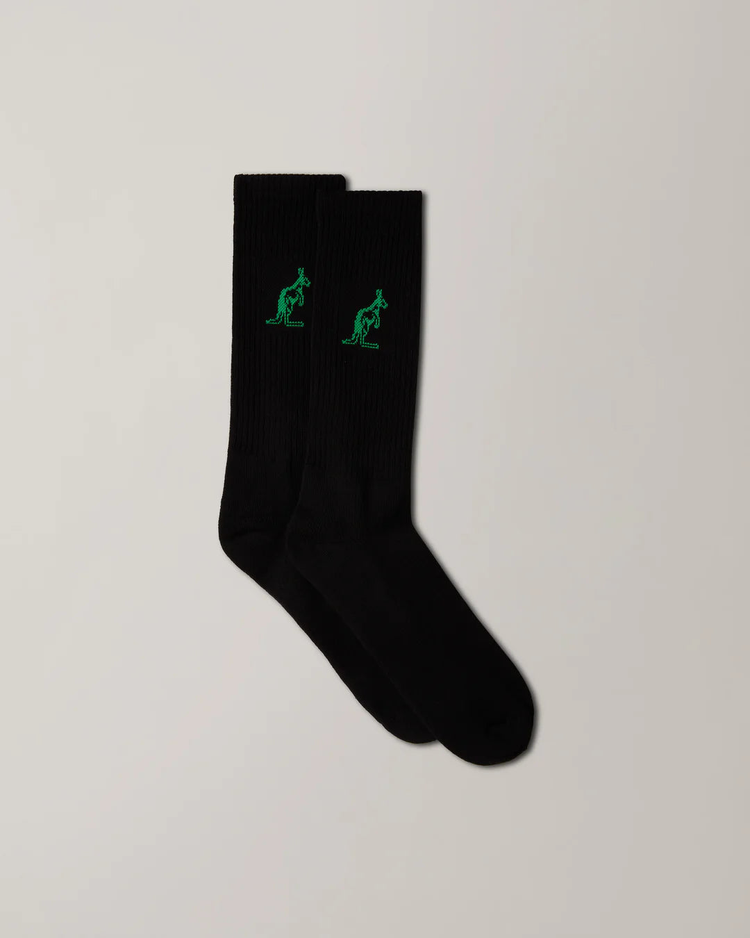 AUSTRALIAN Cotton Socks BLACK / VERDE
