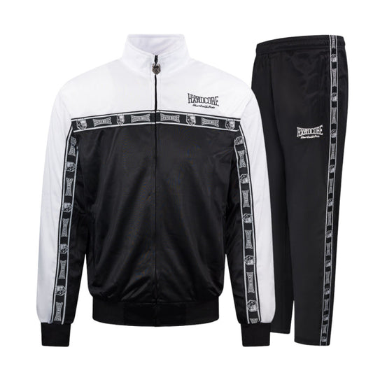 100% HARDCORE TRAININGSUIT ESSENTIAL WHITE / BLACK