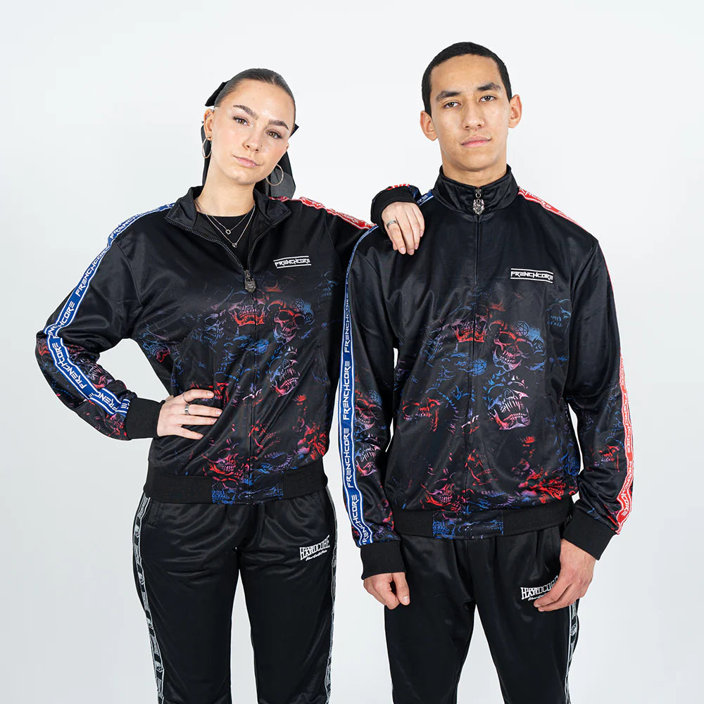 Frenchcore Training Jacket Faded Skulls