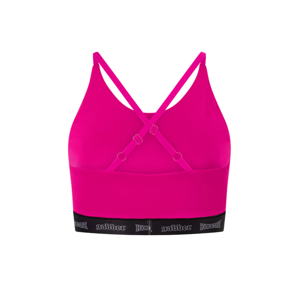 100% Hardcore Women Sport Top Taping Fuchsia