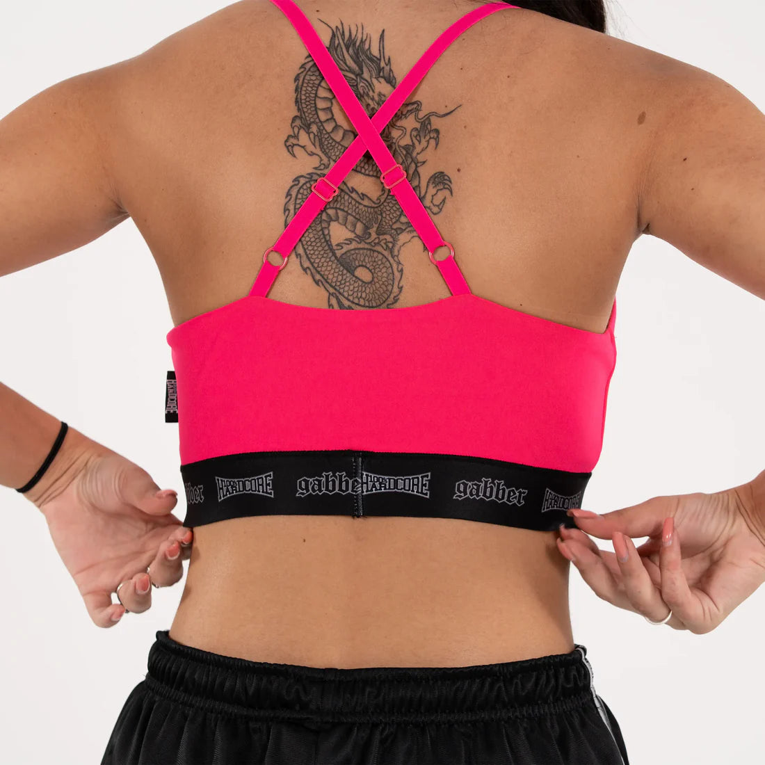 100% Hardcore Women Sport Top Taping Fuchsia