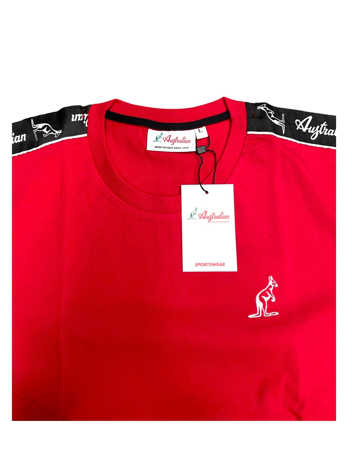 AUSTRALIAN GABBER T-SHIRT BANDA SWUTS0065 930 ROSSO
