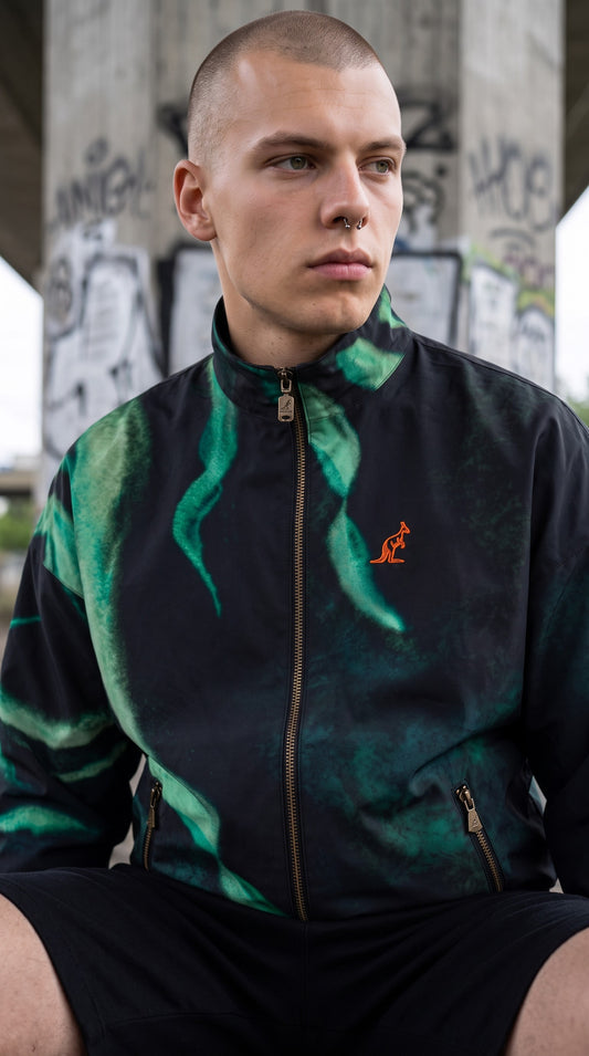 Australian Gabber Archive Print Jacket Blanca + FREE SOCKS