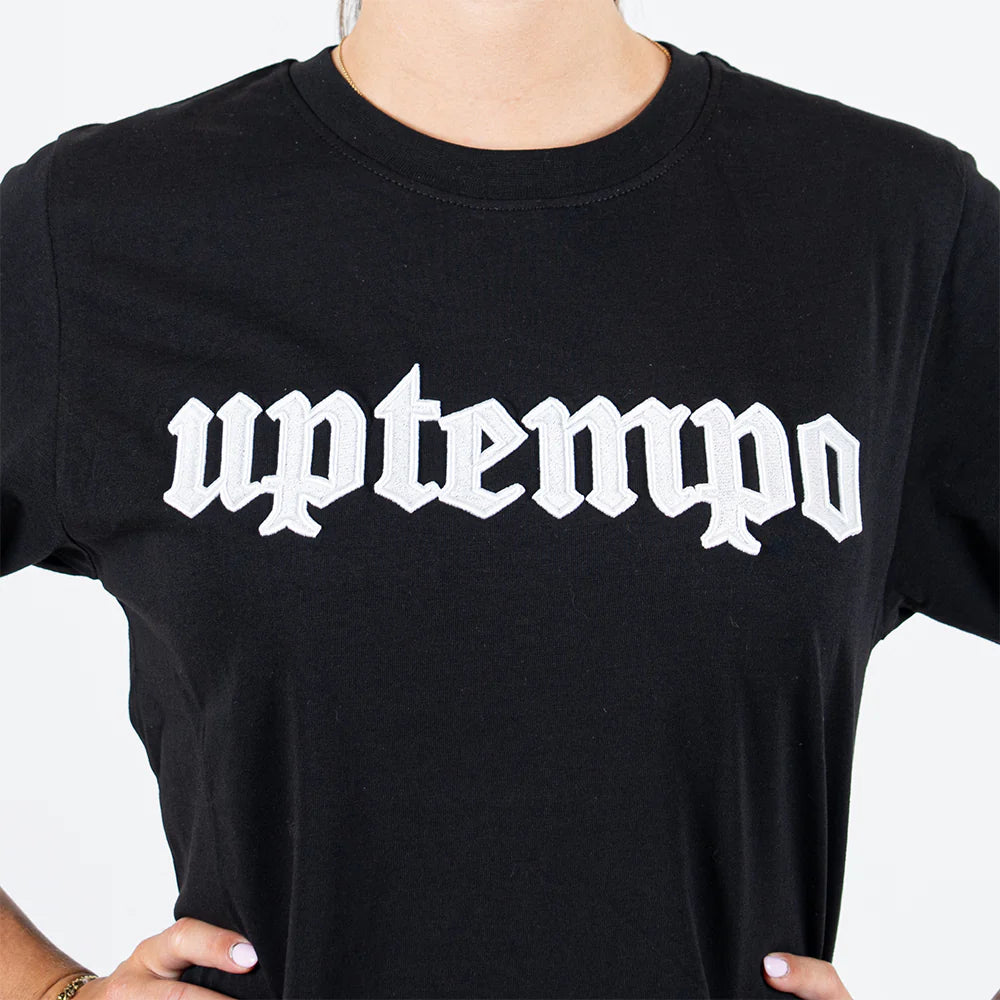 Uptempo T-shirt Old English Solid White