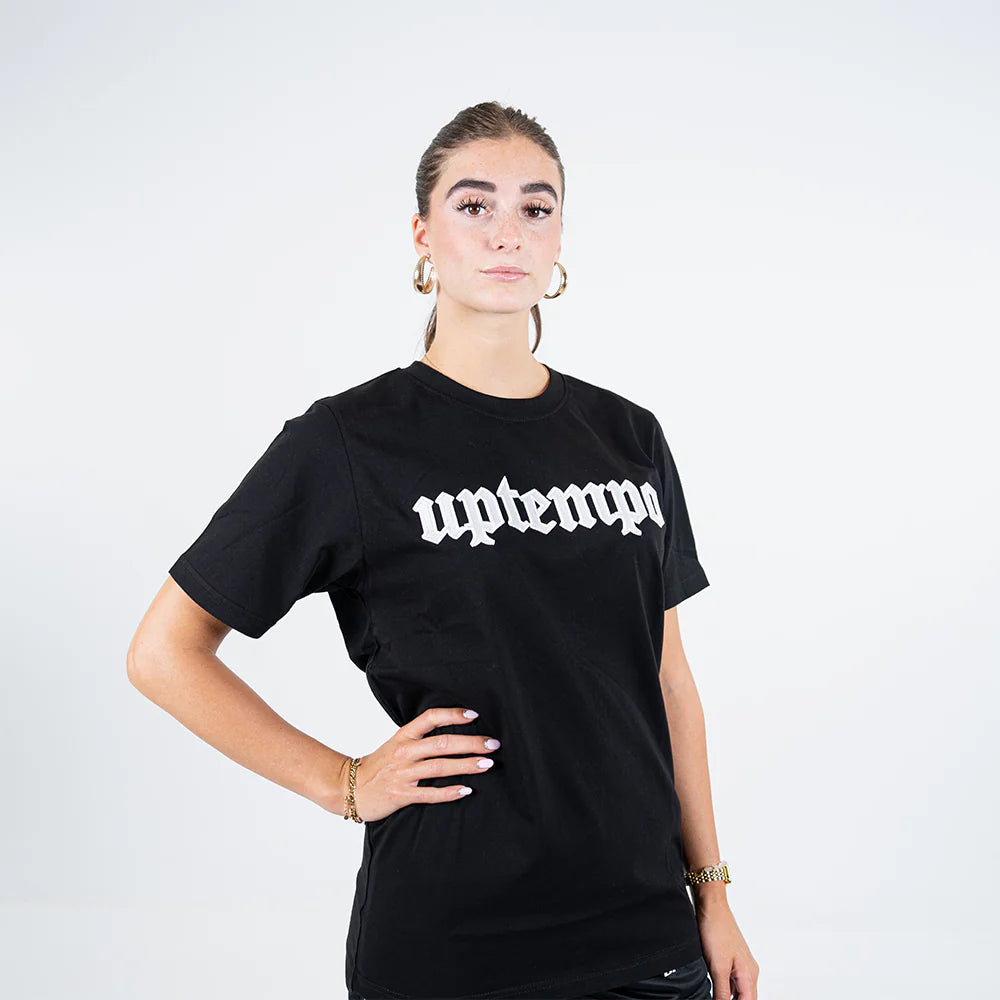 Uptempo T-shirt Old English Solid White