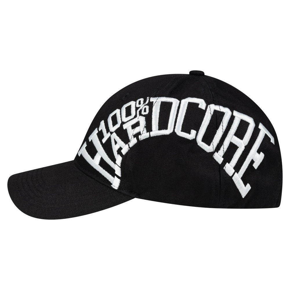 100% Hardcore Cap Essential Black - GABBERPLANET
