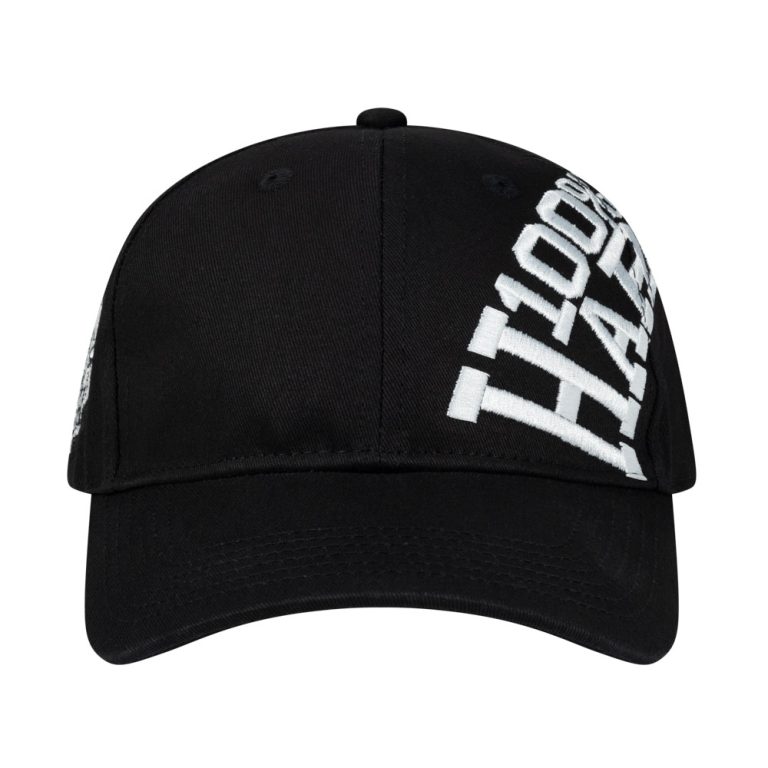 100% Hardcore Cap Essential Black - GABBERPLANET