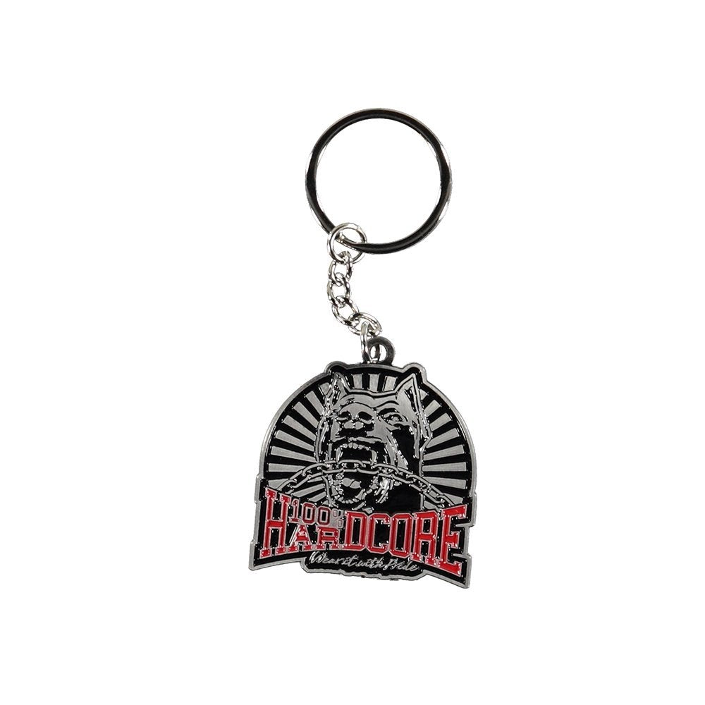 100% Hardcore Metal Keychain Classic