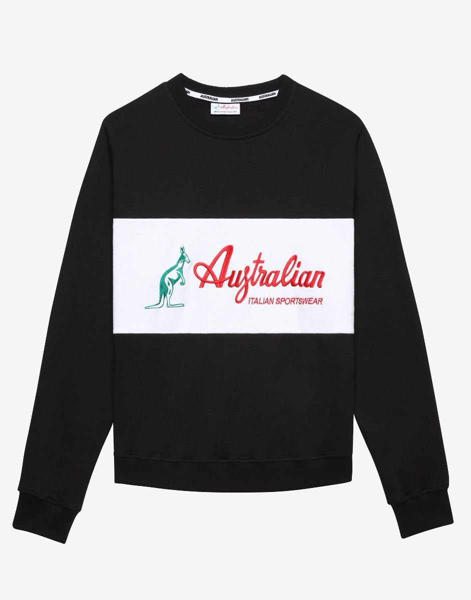 Australian Gabber Hooded Basic Big Logo Crewneck - GABBERPLANET