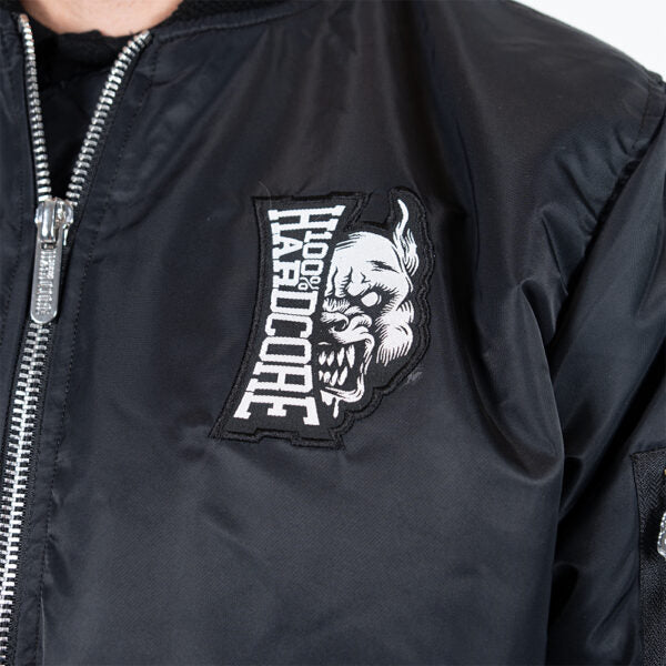 100% HARDCORE BOMBERJACKET
VERTICAL BLACK