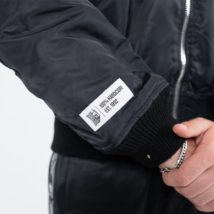100% HARDCORE BOMBERJACKET
VERTICAL BLACK