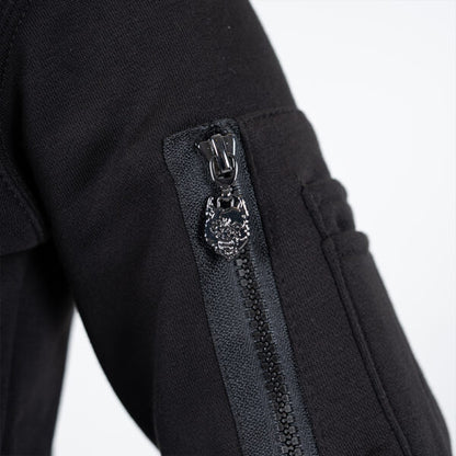 100% Hardcore Hooded Lady Zipper Vertical Black/Pink