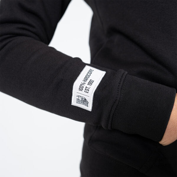 100% Hardcore Hooded Lady Zipper Vertical Black/Pink