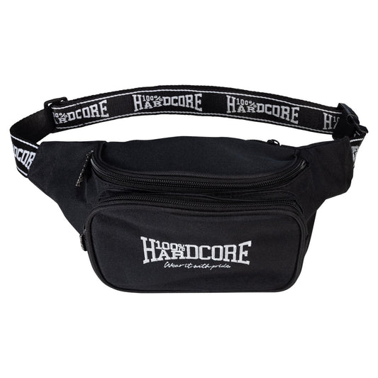 100% Hardcore Hipbag Essential Black - GABBERPLANET