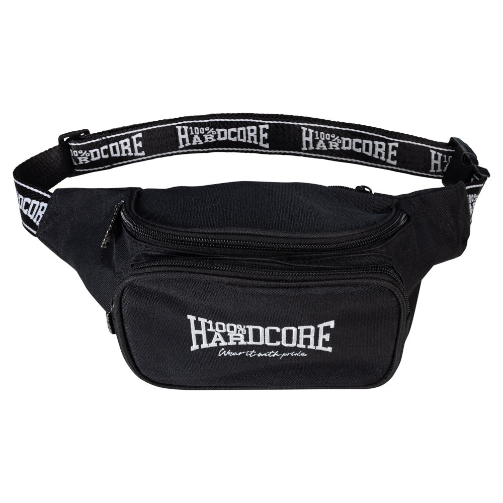 100% Hardcore Hipbag Essential Black - GABBERPLANET
